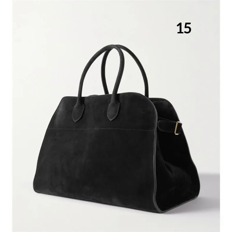 Handbag Tote Tote Commuter Leather Large Capacity Computer Bag White Soft Breathable Handbags Traveling