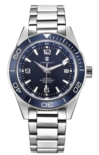 Luxury Corgeut Men's Watch 41mm Ceramic Bezel Waterproof 100m Sapphire Mechanical Diver Military NH35 8215 Automatic RELOJ