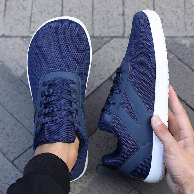 Men's Minimalist Barefoot Shoes with Zero Droplet Sole Wide Edition Fashion Sports Shoes Low Cut Walking, Running, Slow Running