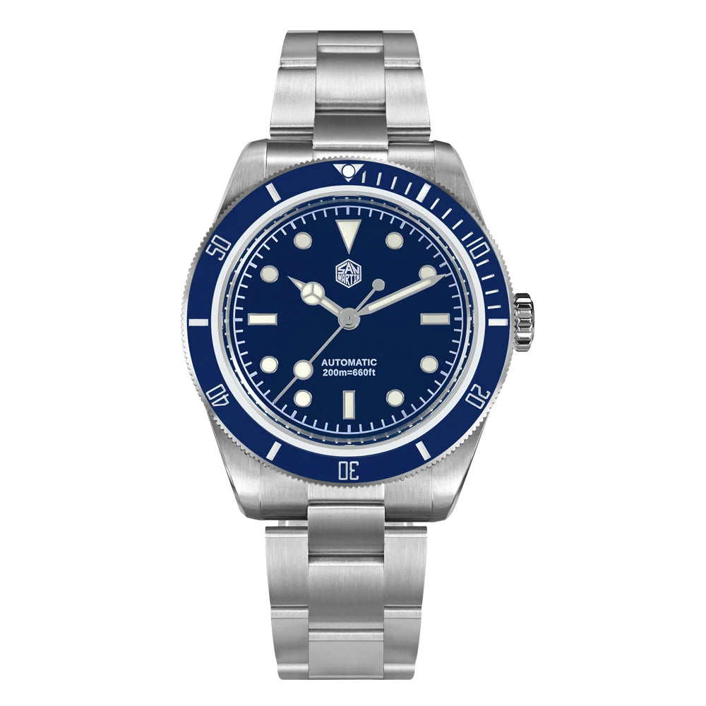 San Martin SN004 Upgraded 38mm 6200 Diver Watch for Men 6200 NH35 Automatic Mechanical Watches Luxury Sapphire Waterproof 200m