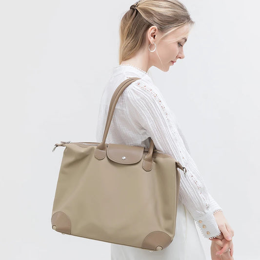 Women's Tote Bag Large Capacity Waterproof Oxford Cloth Women Shoulder Bag Luxury Designer Crossbody Bags Foldable Handbags