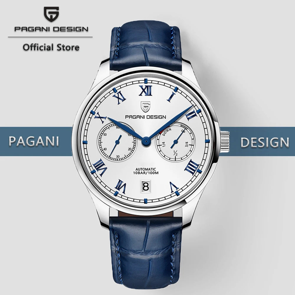 2025 PAGANI DESIGN New Pilot Series Men Mechanical Watches Luxurys Sapphire Glass Power Reserve Display Automatic Watch for Men
