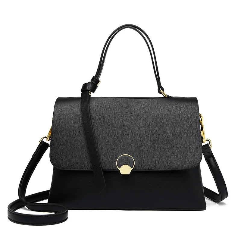 New Fashionable Women's Bags, High-End Versatile Casual Bags, Popular Textured Color-Blocked Handbags, Niche Shoulder Crossbody Bags, Good Choices for Girlfriends