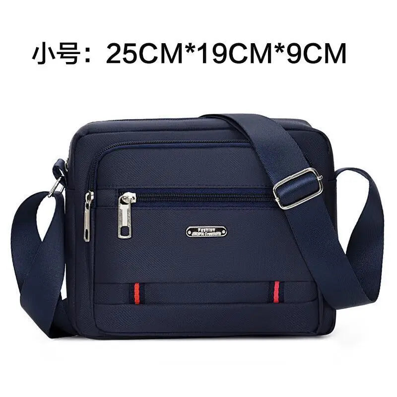 2025 New Men Bag Large-capacity Leisure Messenger Bag Waterproof Shoulder Bag Business Travel Bag Men