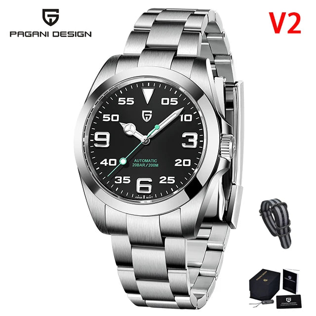 PAGANI DESIGN PD-1692 Men Mechanical Wristwatches Luxury Sapphire Glass AR Coated Automatic Watches 20bar Waterproof Watch Men
