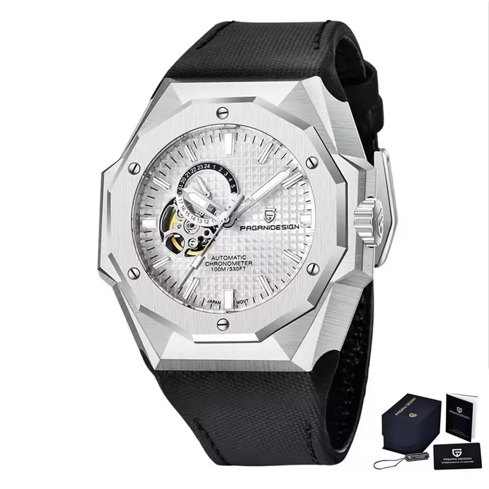 PAGANI DESIGN 2025 New Tourbillon Men Mechanical Wristwatches Luxurious Sapphire Glass Sports Waterproof Stainless Watch for Men