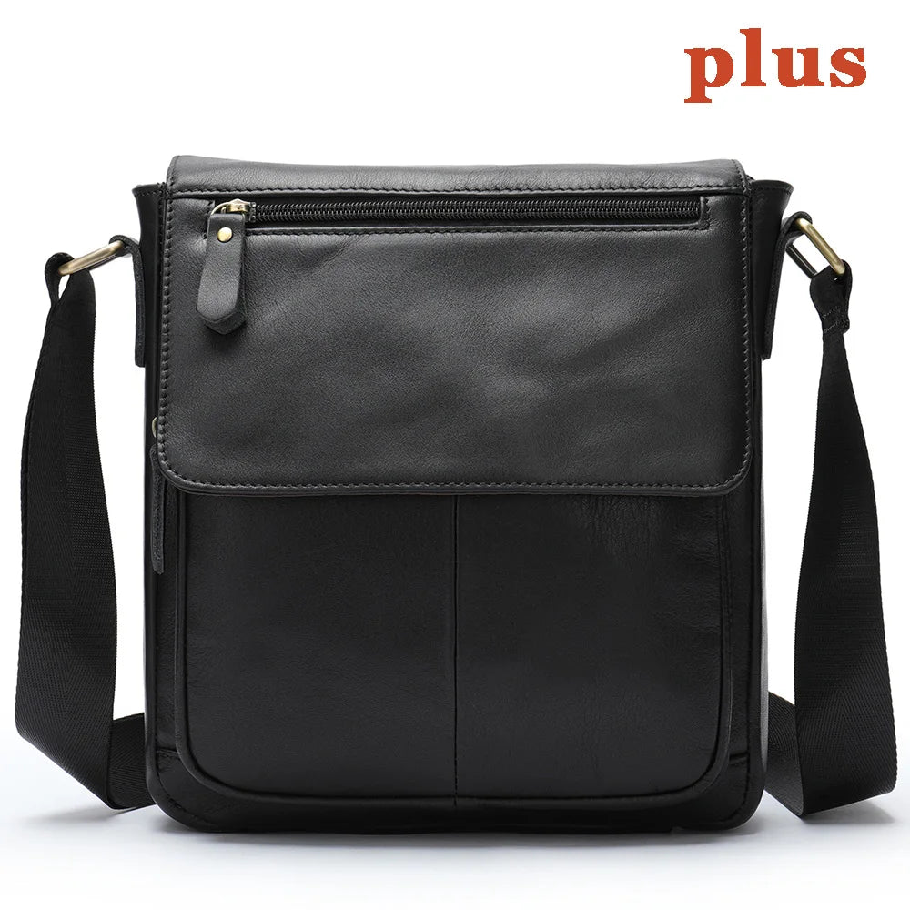 WESTAL Men's Bags Genuine Leather Messenger Bag Crossbody Shoulder Bags For Male Casual Handbag Men Sling Pack For Work Business