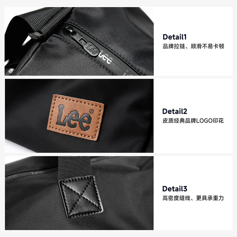 LEE Waterproof Nylon Lightweight Gym Duffel Bags Women Men Dry Wet Shoe Pocket Weekend Overnight Shoulder Luggage Travel Bag