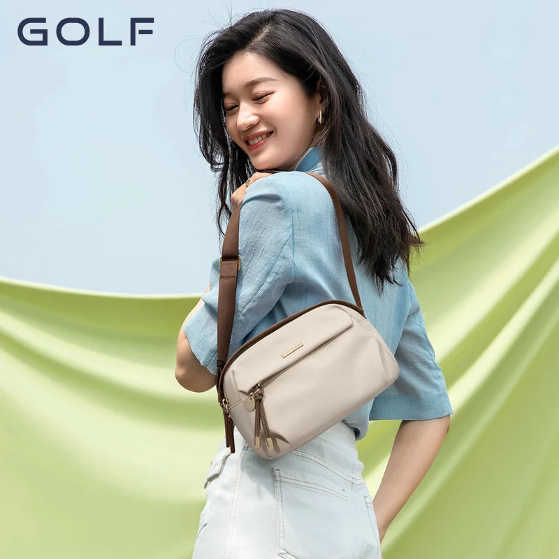 GOLF Small and Lightweight Crossbody Bag 2024 New Women's Elegant, Small and Storage Bag, Casual and Versatile Back Bag
