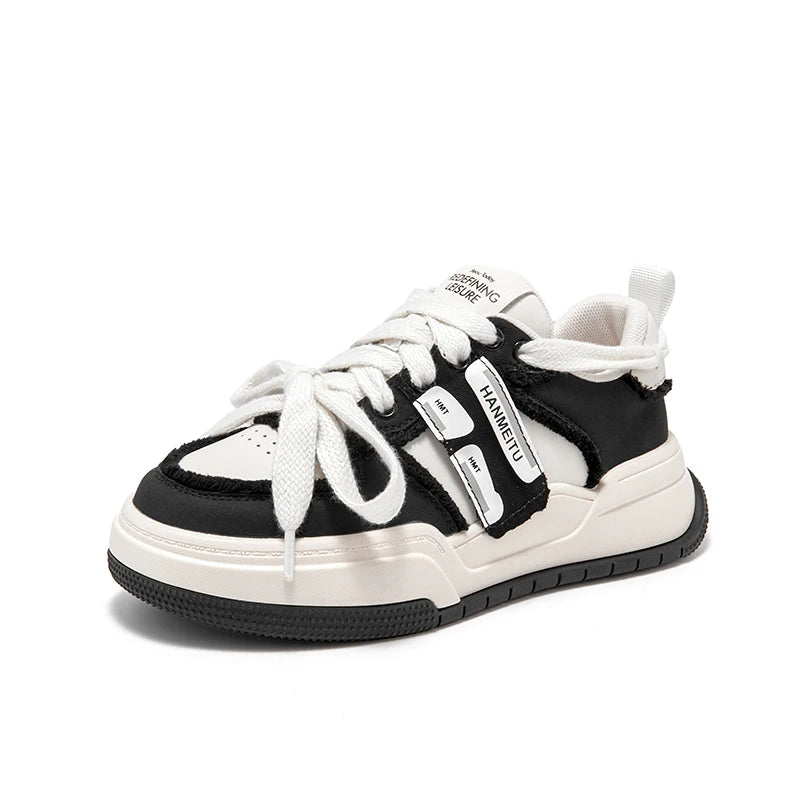 BEAUTODAY Fashion Sneakers Women Genuine Cow Leather Mixed-colors Turned-over Edge Design Ladies Shoes Handmade 29747