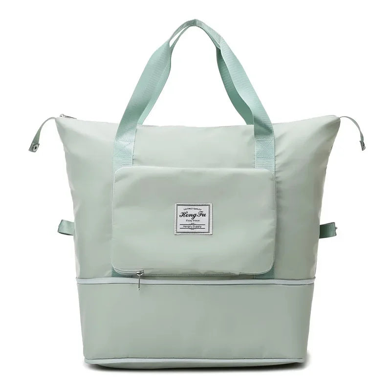 Customizable Women Foldable Large Capacity Women Gym Bags Shoulder Bag Women Training Travel Handle Handbag