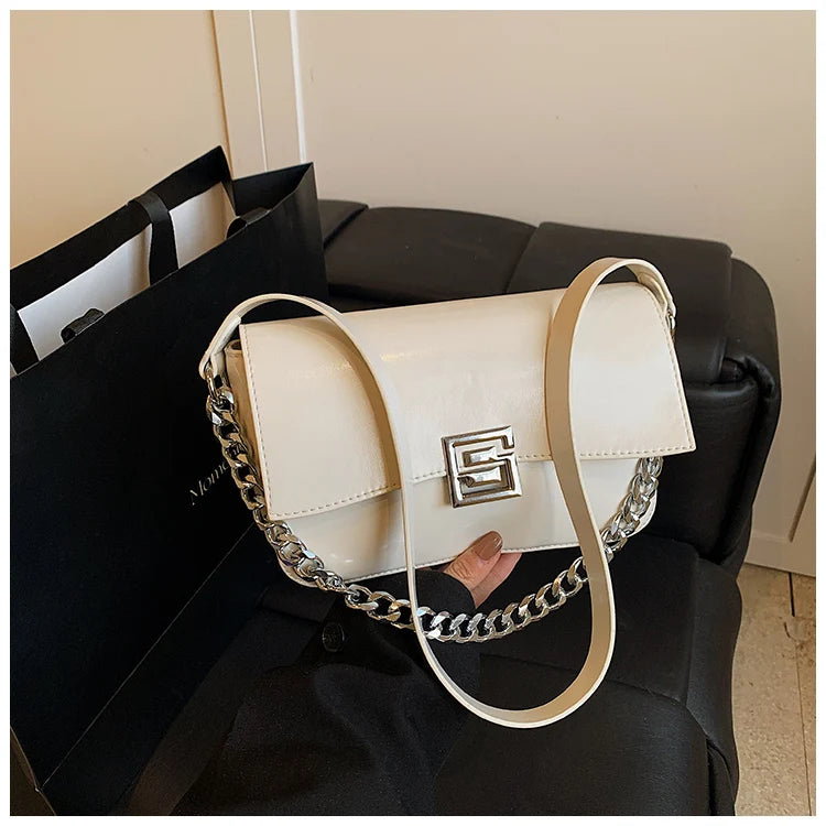 Women's Handbag Crossbody Messenger Elegant Classic Leather By Famous Designer Luxury Brand For Fashion Ladies
