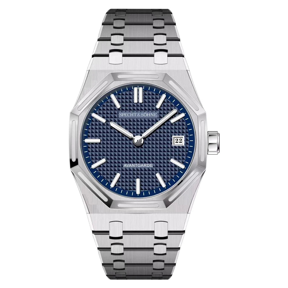 2025 New Specht & Söhne 38mm Quartz Wristwatch For Men Luminous Sapphire Crystal Ultrathin Stainless Steel Watch 50M Waterproof