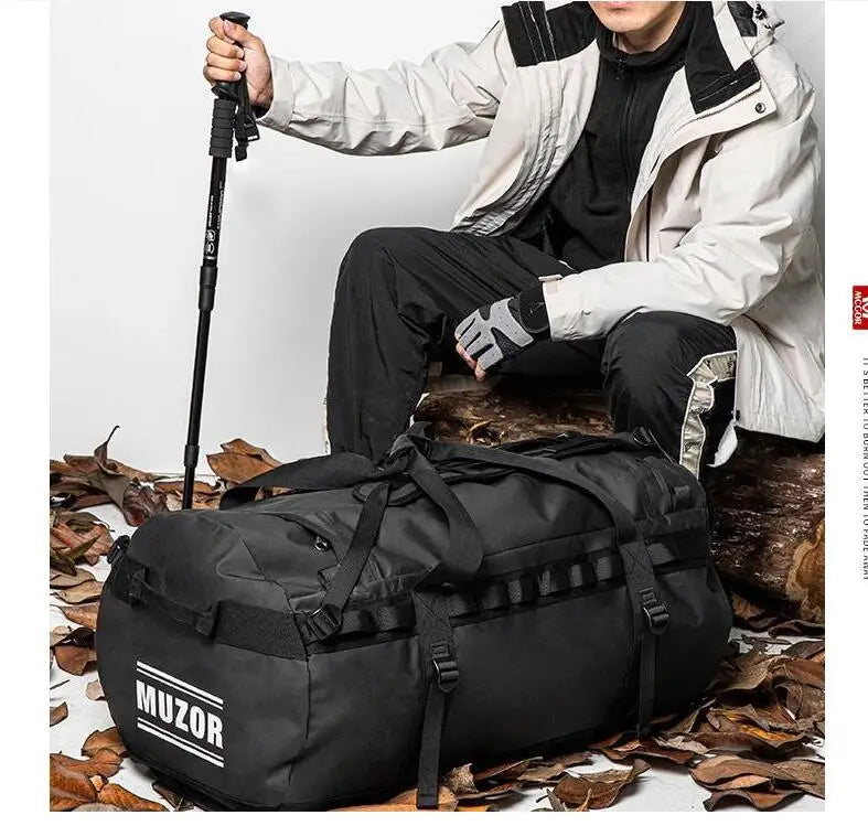 Men large capacity travel handbag business travel bag carry on hand luggage bag 100L ,70 L travelling bag Men travel duffle