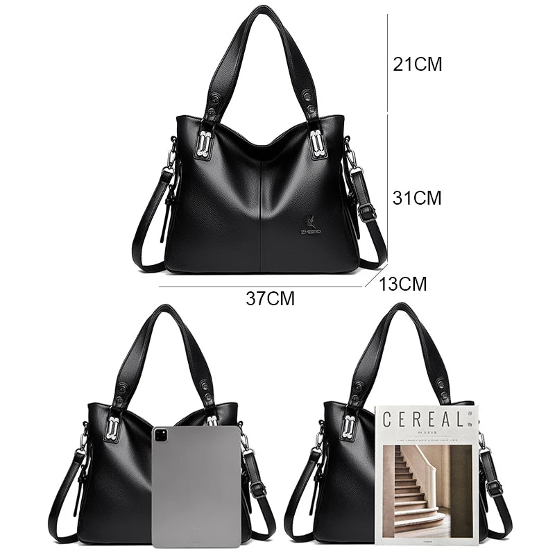 Women Soft Leather Handbags Women Messenger Bags Designer Crossbody Bag Women Top-handle Bags Tote Shoulder Bags Bolsos mujer
