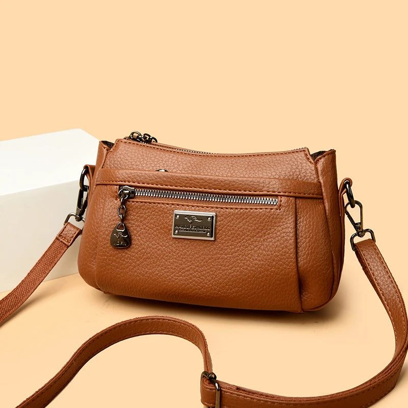Genuine Pu Leather Luxury Handbags Women Bags Designer Crossbody Bags For Women 2025 Shoulder Bag Women Handbags Sac A Main