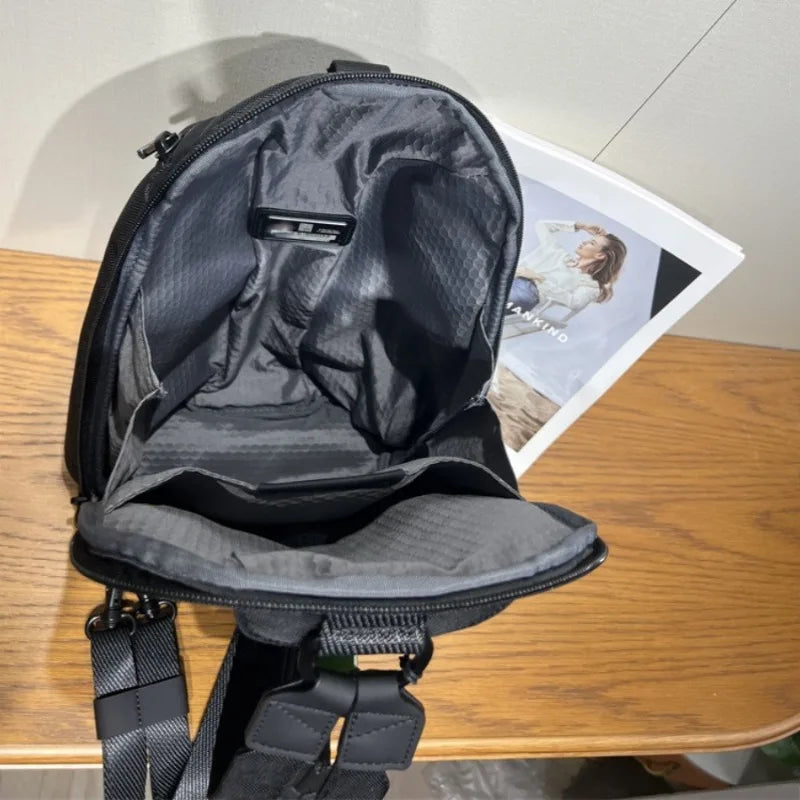 Ballistic Nylon Shoulder Bag ALPHA Men's Chest Bag Multifunctional Backpack IPad Crossbody Bag 232743
