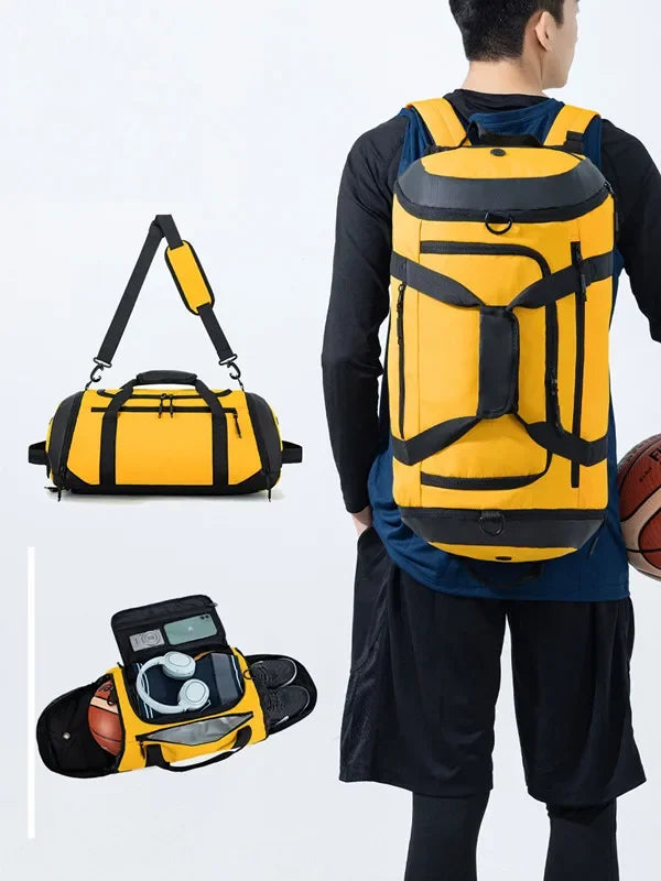 Sport travel bag Waterproof Gym Bags Fitness Training Shoulder bags Dry Wet Separation Basketball backpack Large Duffel Handbags