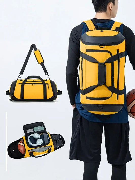 Sport travel bag Waterproof Gym Bags Fitness Training Shoulder bags Dry Wet Separation Basketball backpack Large Duffel Handbags
