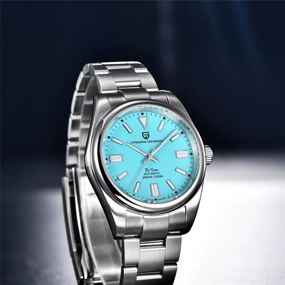 2024 PAGANI Design New 39mmMen's  Mechanical Watches NH35 Automatic Watch Sapphire Stainless Steel 20Bar Waterproof Reloj Hombre