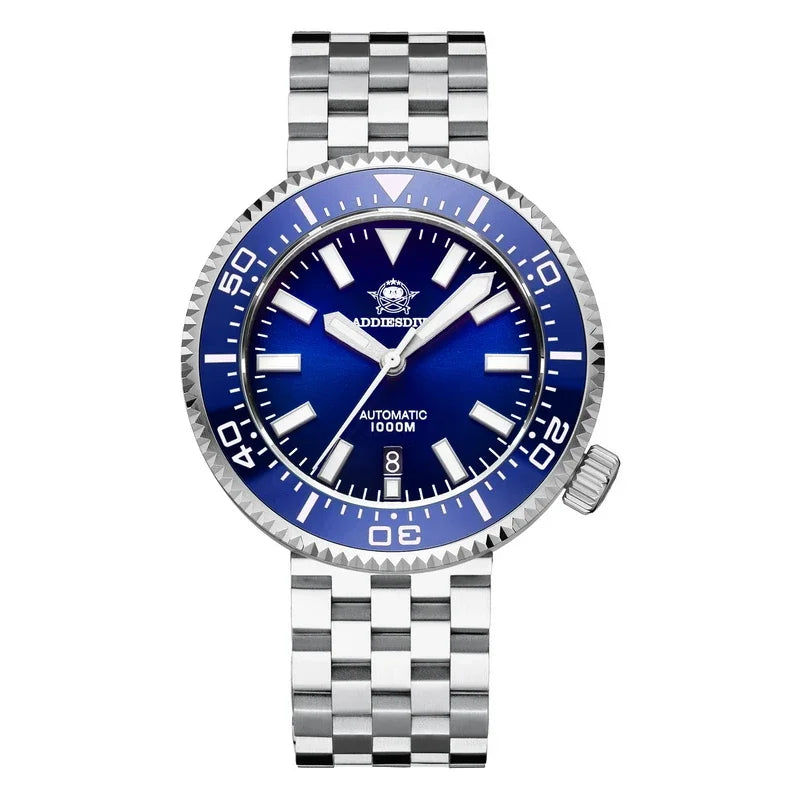 ADDIESDIVE MY-H6 1000m Men's Diving Watch Sapphire Glass Automatic Mechanical Wristwatch Super Luminous Calendar Luxury Watches