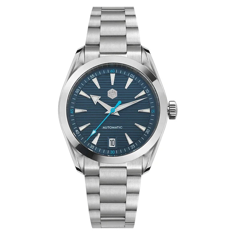 San Martin SN0113W V2 Men Watch NH35 Movement Sapphire BGW9 Luminous Waterproof Fashion Luxury 38mm Automatic Mechanical Watches