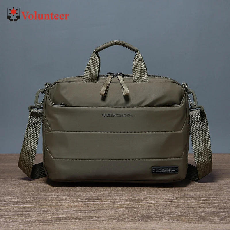 Volunteer Shoulder Bag for Men 2023 New Stylish Oxford Cloth Multi-pocket Travel Capacity High Quality Crossbody Bags 1713-02