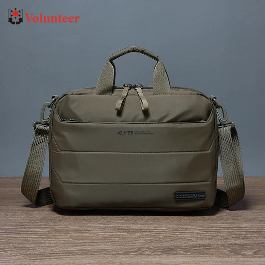 Volunteer Shoulder Bag for Men 2023 New Stylish Oxford Cloth Multi-pocket Travel Capacity High Quality Crossbody Bags 1713-02