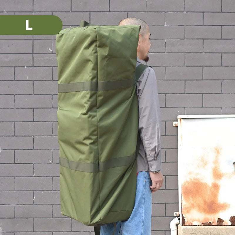 80L Mountaineering Bag Outdoors Camping Climbing Hiking Backpacks Large Luggage Rucksack Gym Fitness Gear Bag Travel Knapsack