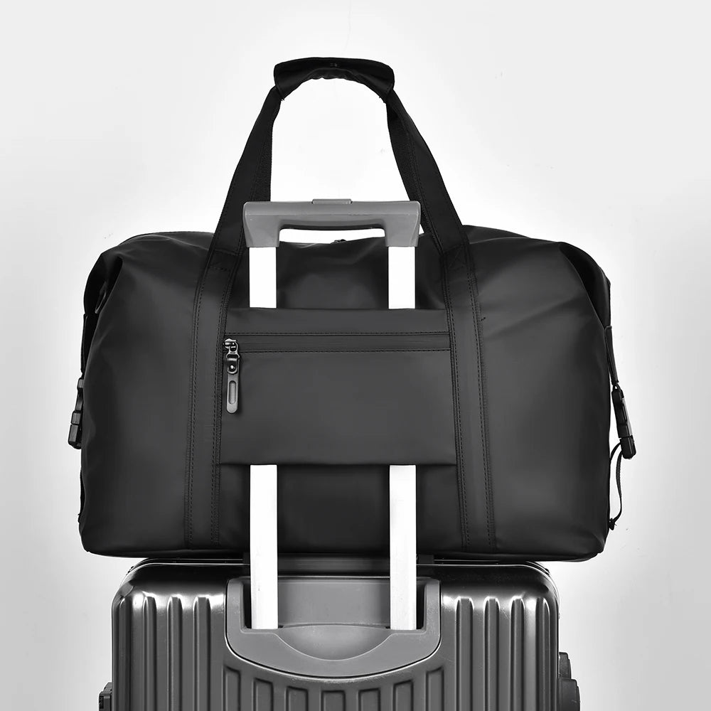 A 15.6 Inch Male And Female Wear Resistant Multi-Functional Large Capacity Fashion Solid Color Casual Daily Shoulder Bag