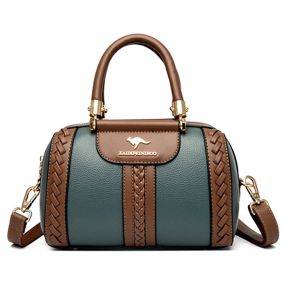 High Quality Leather Purses and Handbags for Women Luxury Designer Shoulder Crossbody Bag New Ladies Messenger Bags Sac A Main