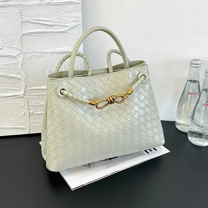 Women's Bags, Woven Bags, Shoulder Bags, Fashion and Leisure Niche High-end Textured Handbags 2025 New Models