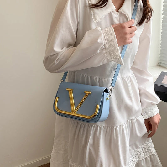 Stylish Fashionable Handbag Women High-End Unique With Vintage Trendy Design Solid Color Large Capacity Purse