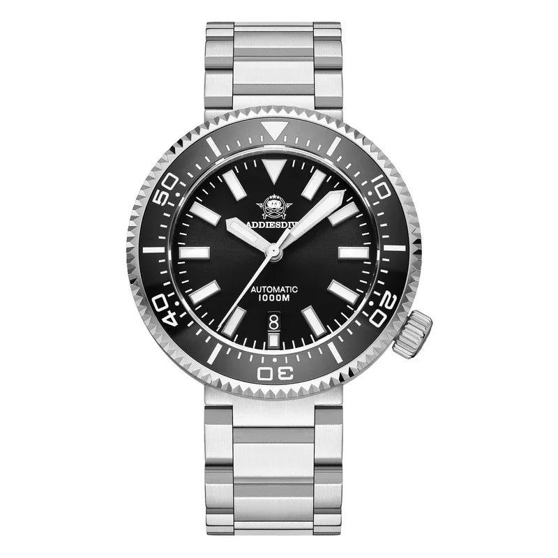 ADDIESDIVE MY-H6 1000m Men's Diving Watch Sapphire Glass Automatic Mechanical Wristwatch Super Luminous Calendar Luxury Watches