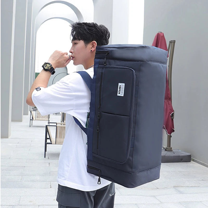 70L Gym Bags Travel Luggage Foldable Sport Large 70CM Travel Duffel for Women Men Handbag Multifunction Weekender Bag XA831F