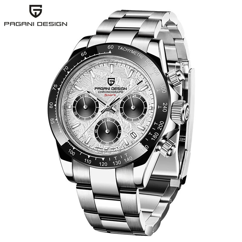 PAGANI DESIGN Men Automatic Watches Top Brand Luxury Quartz Watch For Men Chronograph Sapphire VK63 Wristwatch Reloj Hombre 2024