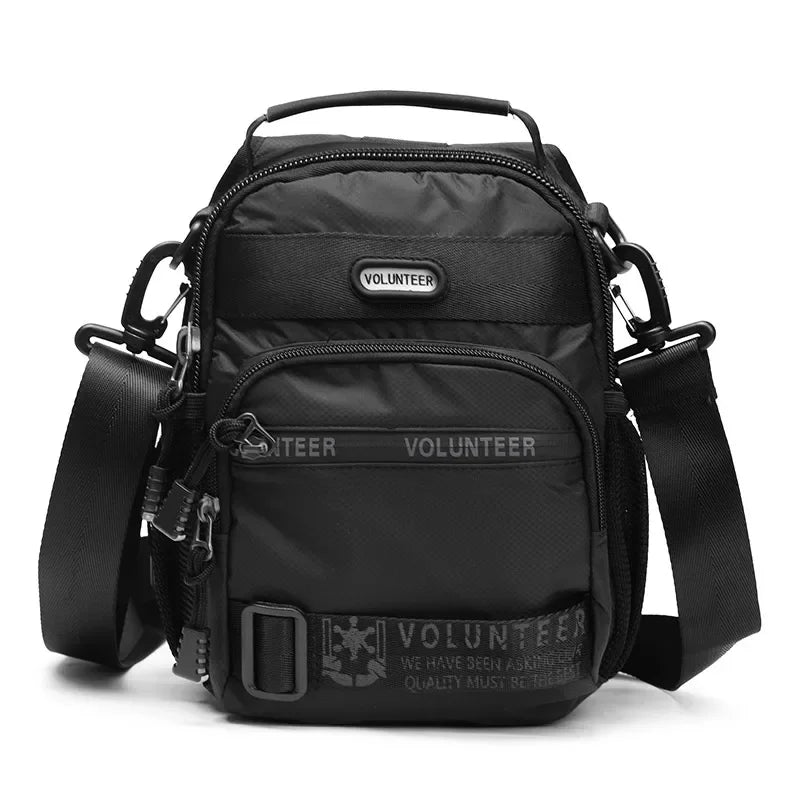 Volunteer Shoulder Bag for Men New Fashion High Quality Waterproof Sling Bag Large Capacity Oxford Cloth Crossbody Bags  1700-03