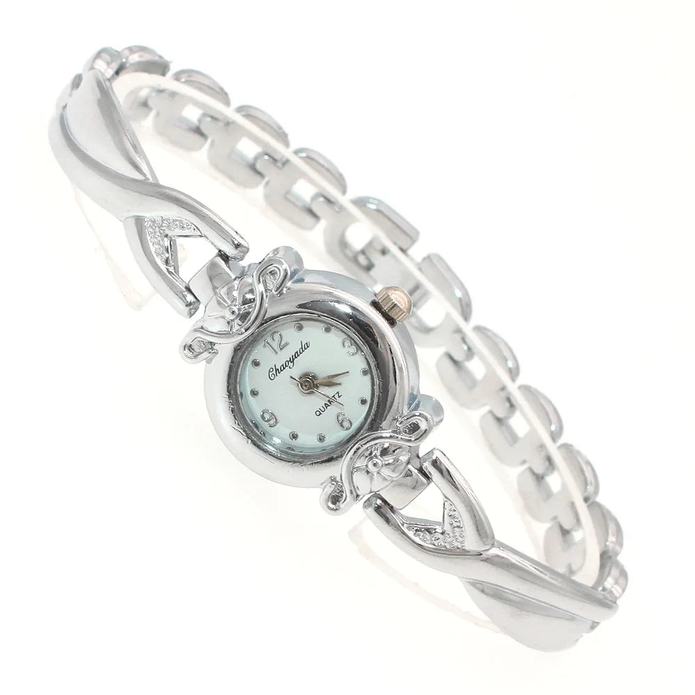 10pcs/Lot, Retro Quartz Watch Classic Ladies Bracelet Watches Women High Quality Wristwatch Vintage Female Clock Wholesales