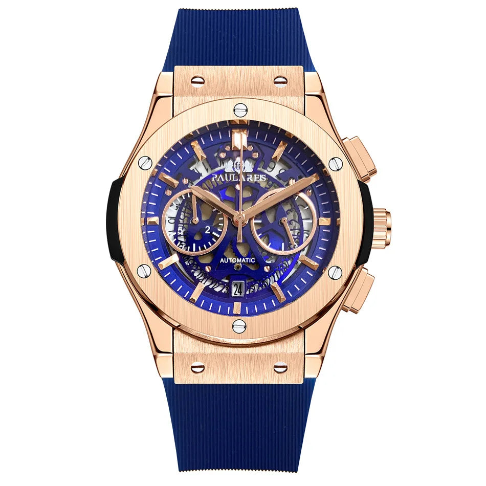 PAULAREIS P Brand Fashion Luxury Men's Quartz Watches Waterproof Luxury Watch Sport Clock Men Classic Business Wristwatch Male