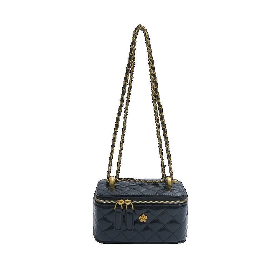 Fashion Mini Shoulder Party Bags for Women 2025 PU Leather Handbag Ladies Chain Crossbody Bags Female Small Square Pocket Bag