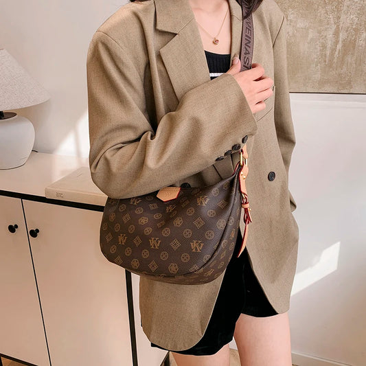 Premium Leather Tote Bag For Women - Designer Crossbody Shoulder Handbag Elegant Ladies Casual Shopping Bag