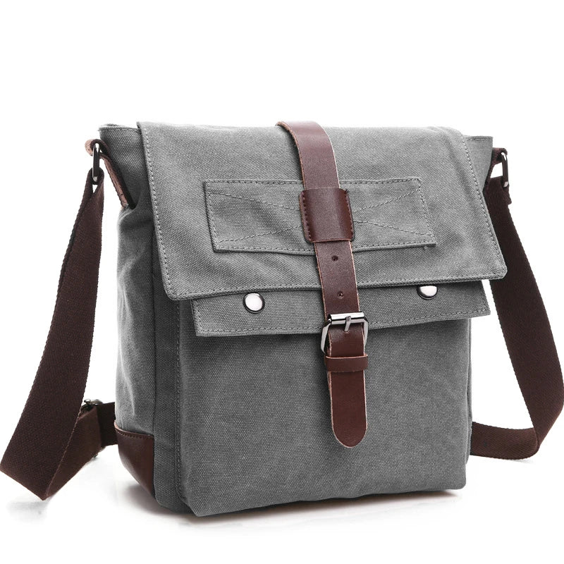 New Men Messenger Bags vintage Canvas Handbags Leisure Work Travel Bag Man Business Crossbody Bags Briefcase for Male