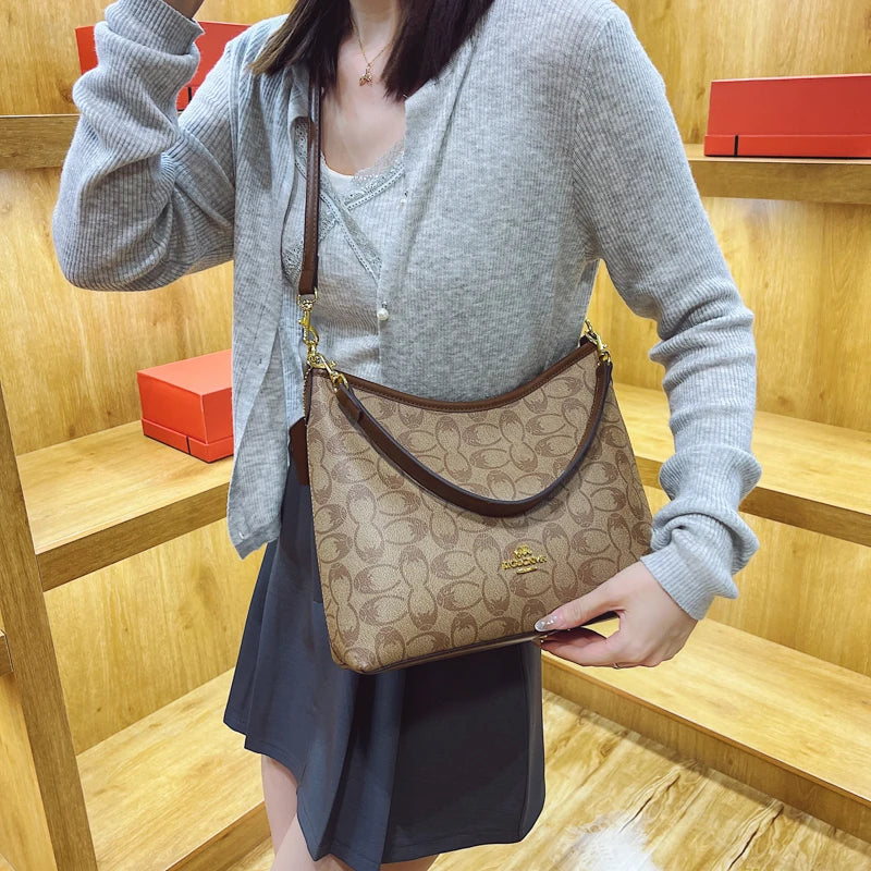 High-Quality Women's Tote Bag, Fashionable Leather Handbag From Famous Designer Luxury Brand Shoulder Bag