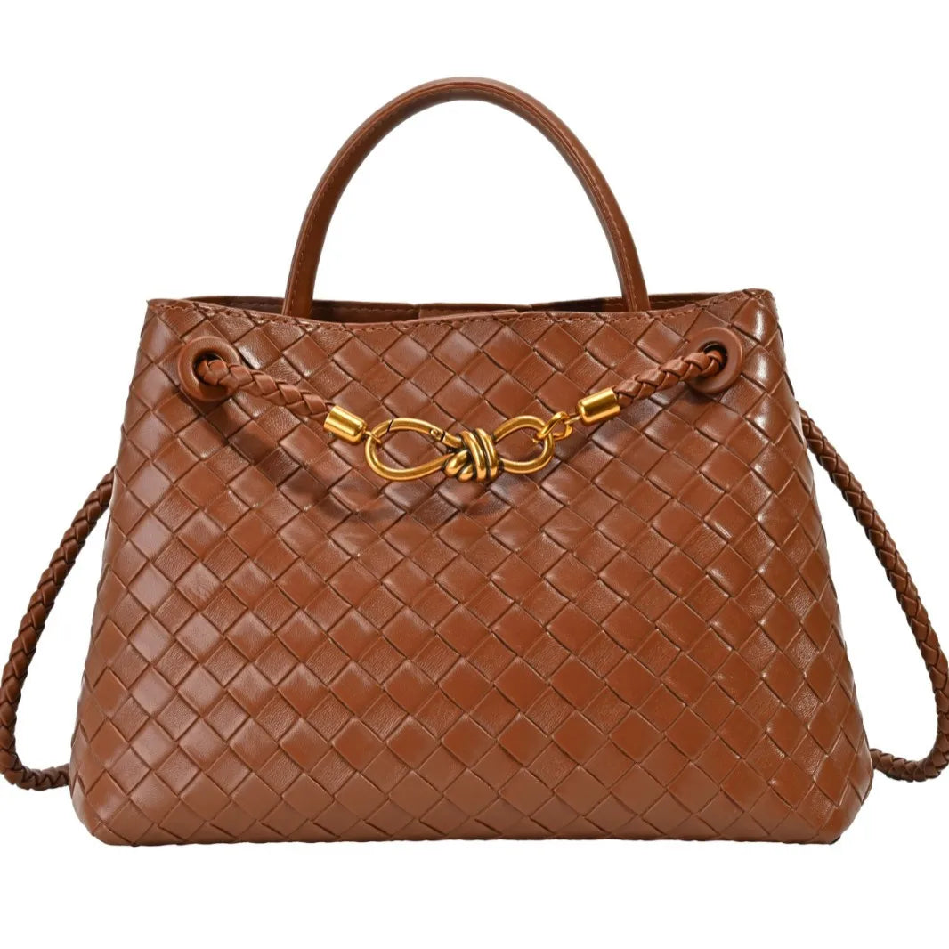 Women's Bags, Woven Bags, Shoulder Bags, Fashion and Leisure Niche High-end Textured Handbags 2025 New Models
