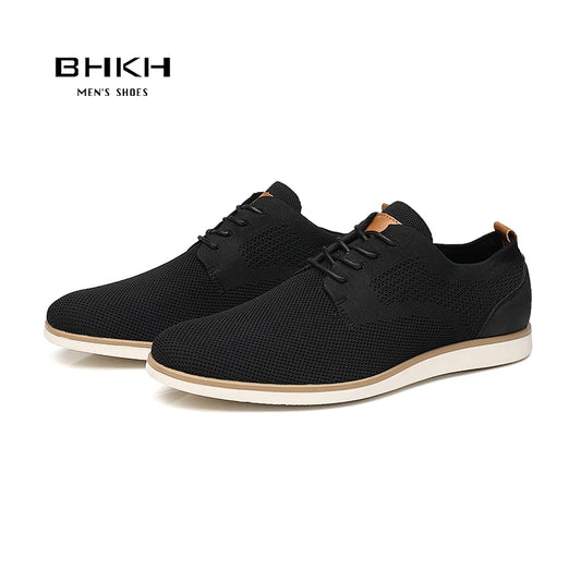 BHKH Running Shoes  Breathable Knitted Mesh Lightweight Casual Shoes Office Work Footwear Men for Shoes Zapatillas Mujer