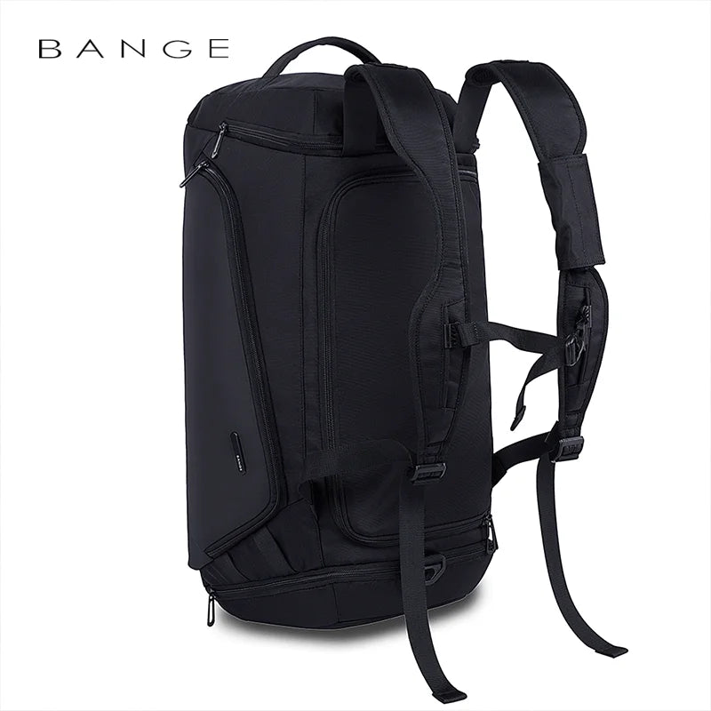 Bange Gym bag for Men Suitcase Multifunction Large Capacity Waterproof Anti-stain Men Duffle Bag Travel Hand Luggage Bags