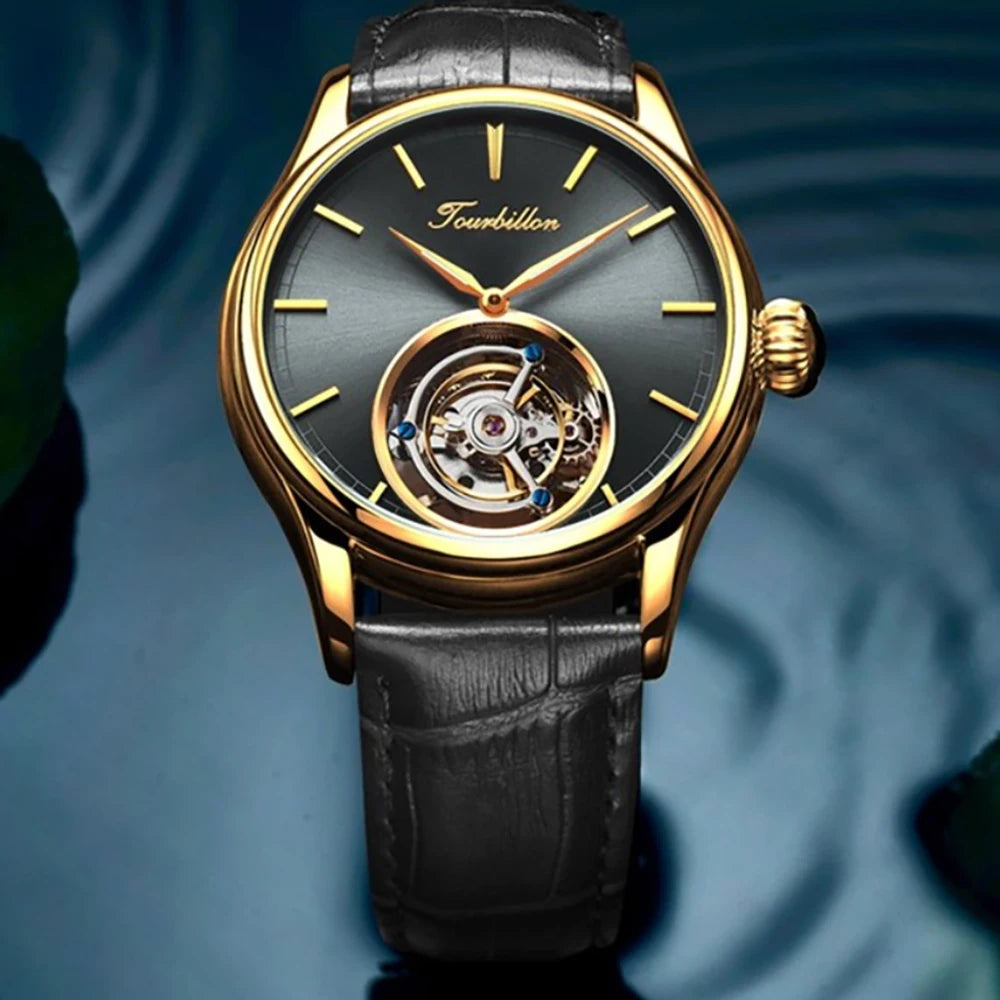 AESOP New Original Real Flying Tourbillon Movement Watch For Men Waterproof Mechanical Watches Men Sapphire Brand Official Store
