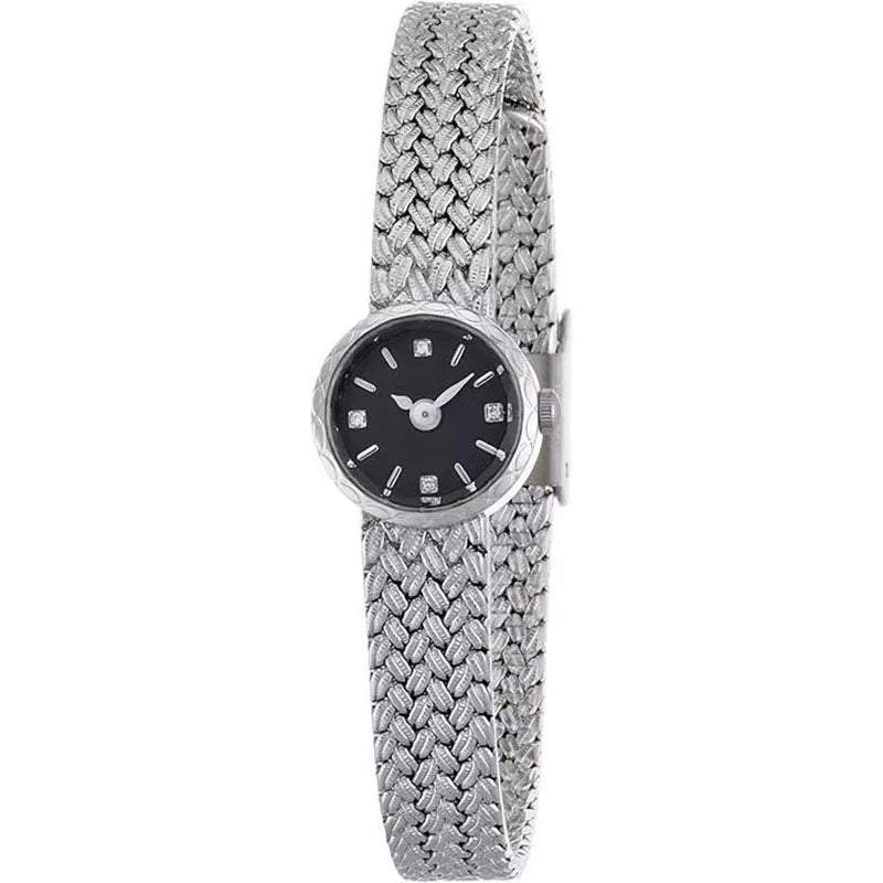 18K gold plated new designer Women Watches Mini-square Luxury Diamond-encrusted  Gold Watch Ladies High-end Watches Gifts