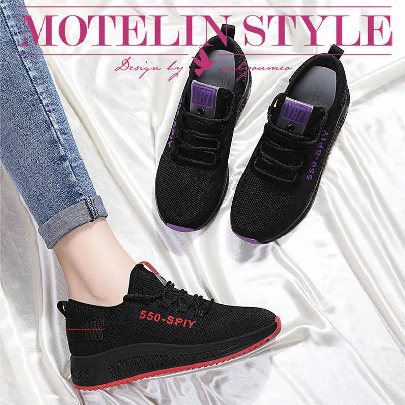 Women's Breathable Non-slip Platform Fashion New Casual Shoes Korean Running Shoes  Sneakers shoes for women 2025