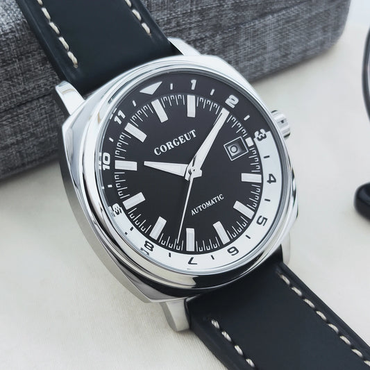 CORGEUT 42mm Classic Square Mechanical Watches for Men Japan NH35 Movement Sport Luxury Clock Pilot Men Wristwatch